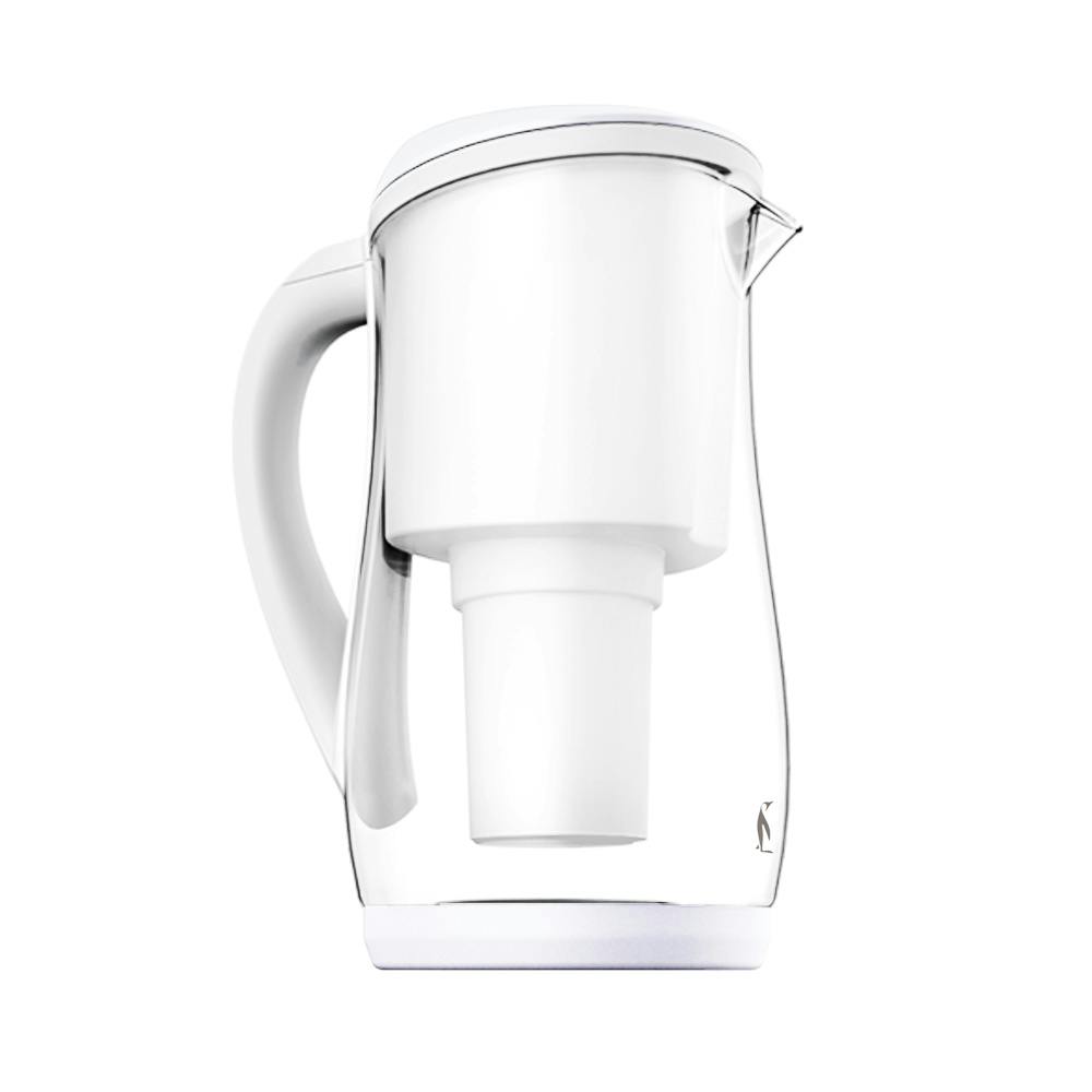 Gentoo Glass Alkaline Water Filter Jug | Removes fluoride and harmful