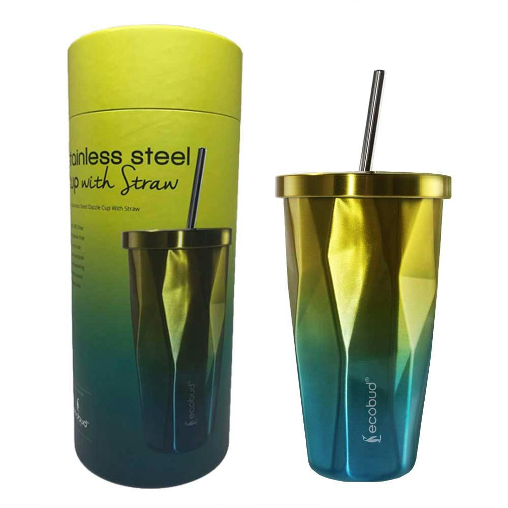 ArtMinds 18 Ounce Plastic Tumbler with Straw